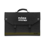 Nilox Pannelli Solari S120, Pannello Fotovoltaico Mono Splitcristallino da 120W per Gite Fuoriporta e Uso Domestico, Ricarica di Devices a 5V, Power Station ed Elettrodomestici se Collegato con Inverter