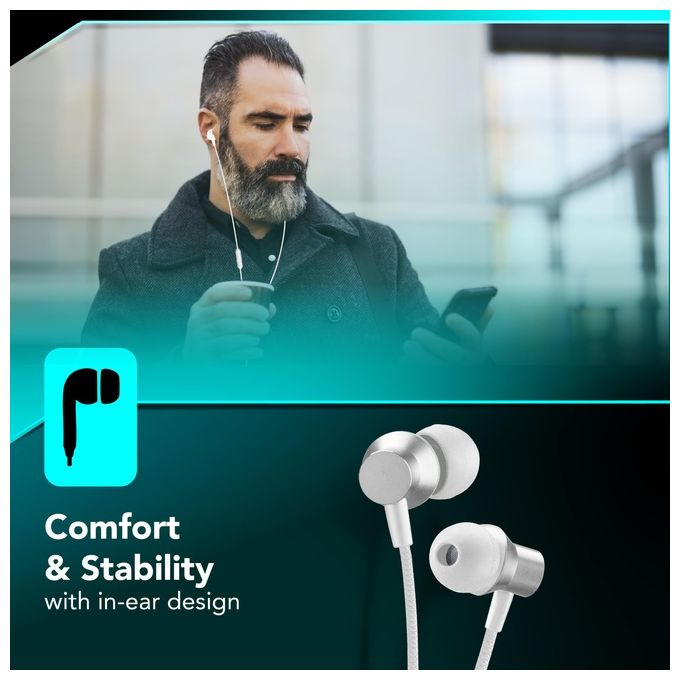 Cellular Line Auricolare In-Ear Type-C Bianco