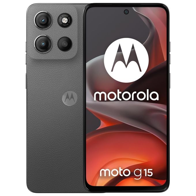Motorola PB6E0018ES Moto G15 Smartphone 8GB RAM 256GB 6''72 LCD MediaTek Helio G81 Android 15 colore Grey