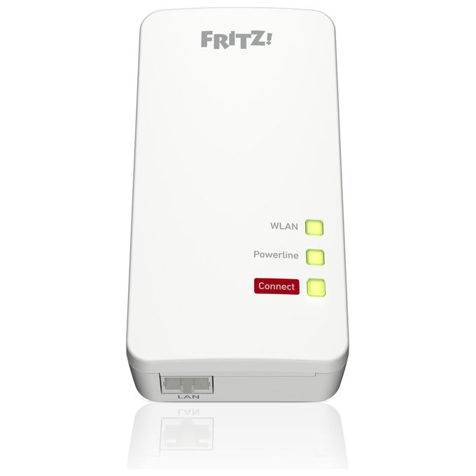 Fritz! Powerline 1260e Wlan Set 1200Mbit-s Collegamento Ethernet Lan Wi-Fi Bianco