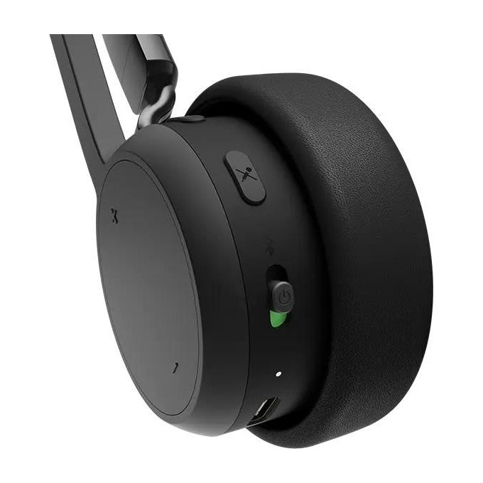 Lenovo 4XD1Q30302 Cuffie Wireless Stereo Circumaurali Bluetooth 5.3 Microfono Noise Cancelling 60h autonomia colore Nero