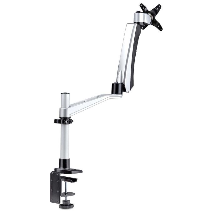 StarTech 1MP1ACG-MONITOR-ARM Supporto da scrivania per monitor Singolo VESA 75x75 100x100 mm Regolabile Altezza 27 cm Rotazione 360° Inclinazione 105° Estensione 59 cm colore Nero