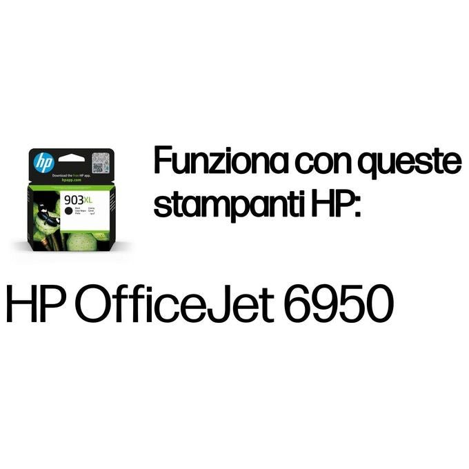 HP 903XL T6M15AE Cartuccia Originale per Stampanti a Getto di Inchiostro Compatibile con DeskJet 1110 2130 e 3630