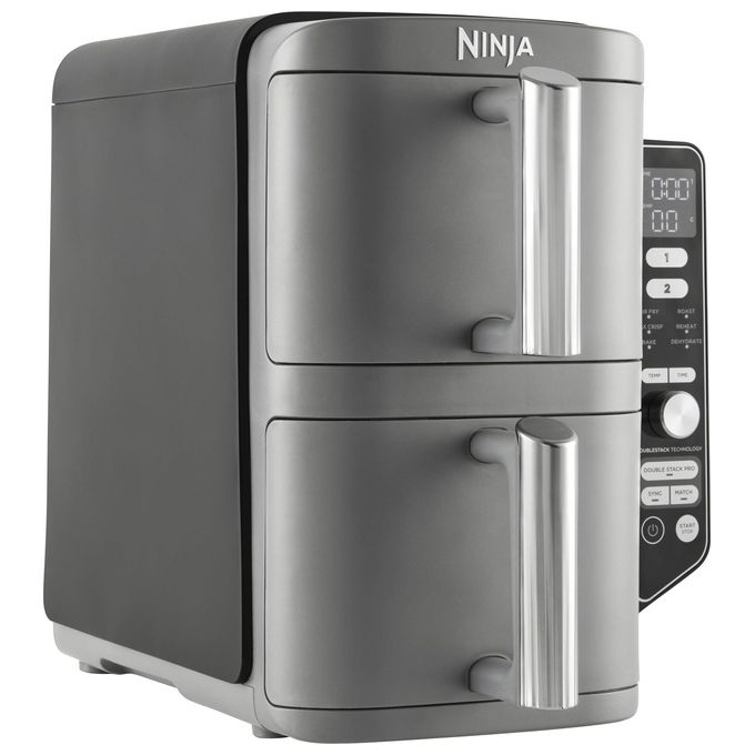Ninja SL400EU Double Stack XL Friggitrice ad aria 9,5 L 2470 W 6 programmi doppio cestello colore Grigio