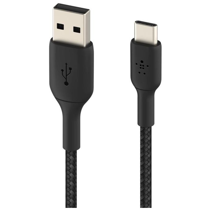 Belkin Boost Charge Cavo USB-C Intrecciato 1mt Nero