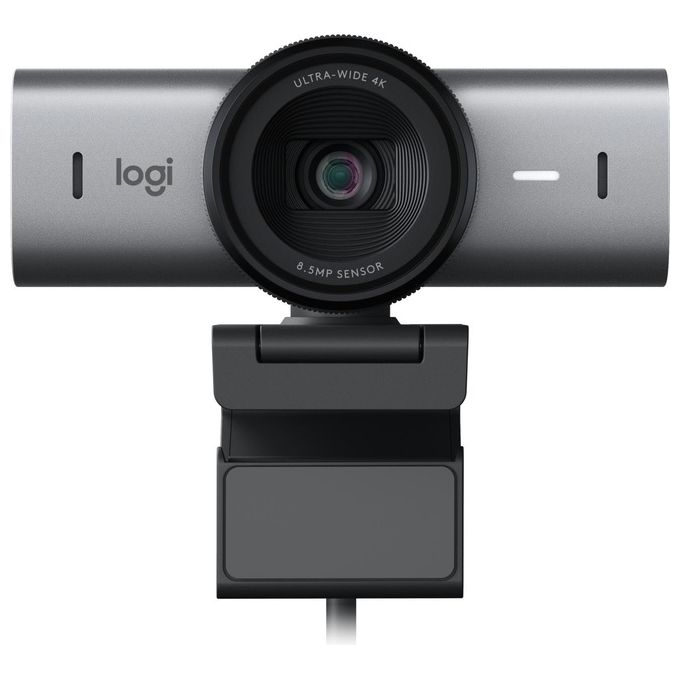 Logitech 960-001530 MX Brio 705 for Business Webcam 4K Ultra HD 8,5 MP 60 fps USB-C Autofocus Zoom 4x colore Grafite