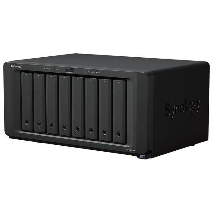 Synology DS1823XS+ DiskStation DS1823XS+ Server NAS Ryzen Embedded V1780B 8 GB DDR4 8 Bay SATA M.2 4x 10GbE Nero