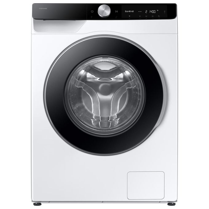 Samsung WW90DG6U85LKU3 AI Ecobubble Lavatrice Frontale 9 Kg 1400 rpm Classe A Wi-Fi Ecodosatore Vapore (85x60x55 cm) colore Bianco