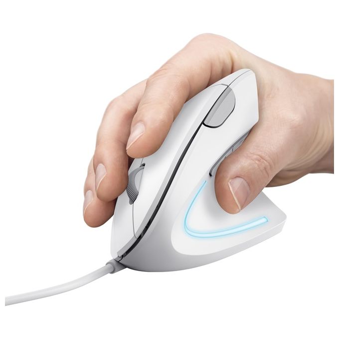Trust Verto Mouse Mano Destra USB Tipo A Ottico 1600 DPI
