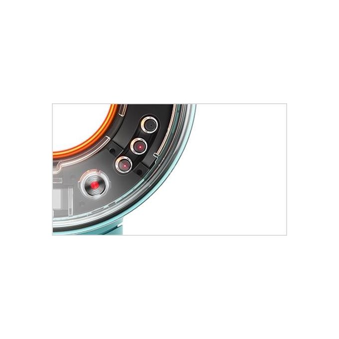 Dyson 515276-01 Supersonic Nural Asciugacapelli 1600W Motore V9 3 Velocita' 4 Temperature con Accessori colore Blu Arancione
