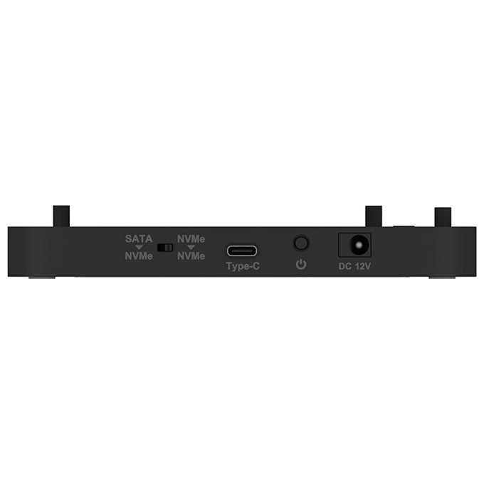 ICY BOX IB-2913MCL-C31 Docking e Clone Station HDD SSD M.2 NVMe USB 3.2 Gen 2 Type-C 10 Gbit-s colore Nero