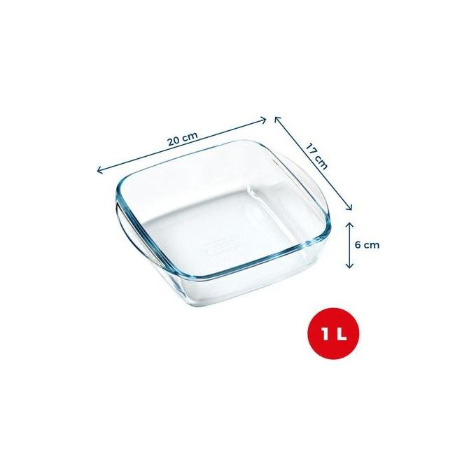 Pyrex Pirofila Quadrata 20cm Air Fryer Trasparente
