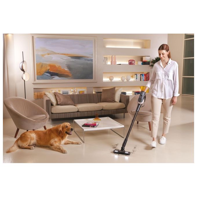 Hoover 39401009 HF4 Aspirapolvere senza filo Ciclonico EPA 0,7 L 190 W 80 AW colore Nero Argento