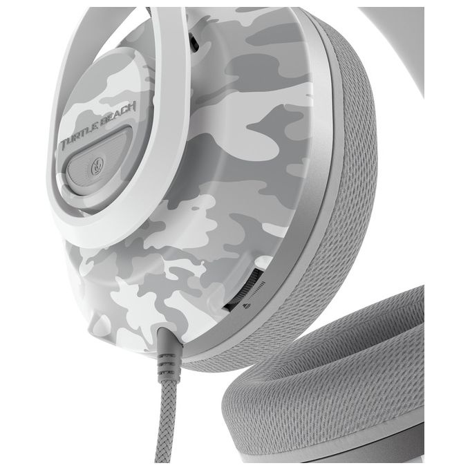 Turtle Beach TBS-6405-02 Recon 500 Cuffie Gaming Cablate Driver 60 mm Microfono Rimovibile Multipiattaforma colore Bianco