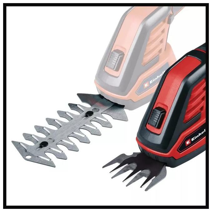 Einhell GC-CG 3,6-70 LI Forbici da Potatura a Batteria 3,6 V Li-Ion lama erba 7 cm lama siepi 11 cm 300 g colore Rosso