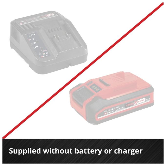 Einhell 4257790 TE-CN 18 Li - Solo Chiodatrice e Graffettatrice a Batteria 18 V Capacita' 300 pz Velocita' 20 colpi-min colore Nero Rosso