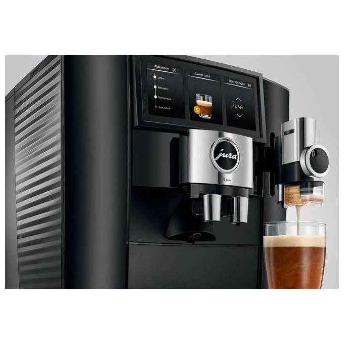 Jura J8 J8 twin Macchina da caffe' automatica Capacita' serbatoio 1,9 L colore Nero
