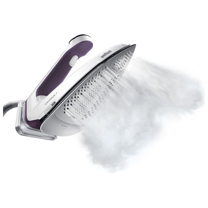 Braun IS7266VI CareStyle 7 Ferro da Stiro con Caldaia 2700 W 7,5 bar 2 L Piastra EloxalPlus FreeGlide 3D colore Viola