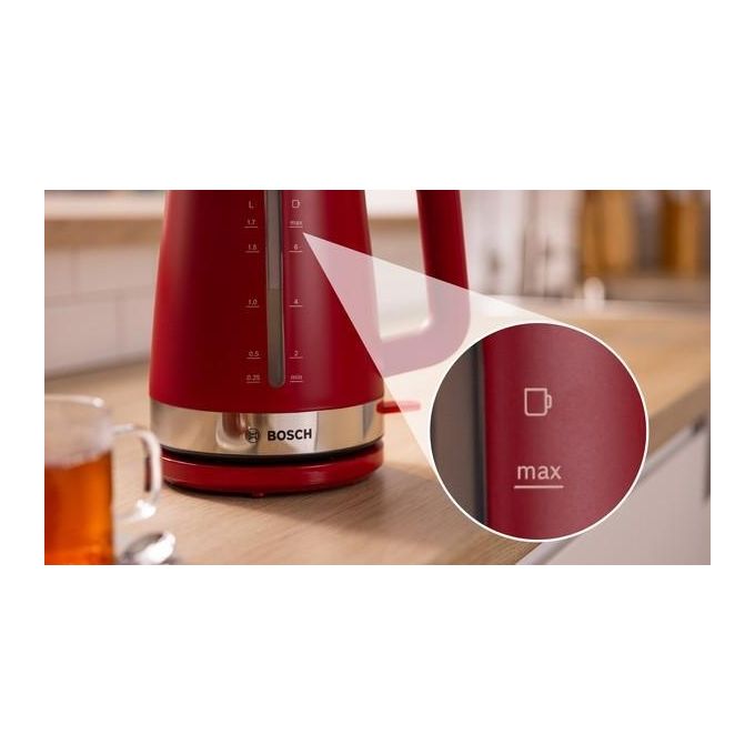 Bosch TWK4M221 MyMoment Bollitore Elettrico 1 7 L 2400 W colore Rosso