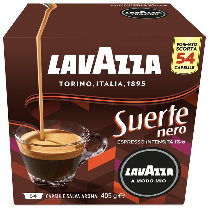 Lavazza A Modo Mio Suerte Nero 54 Capsule 405gr