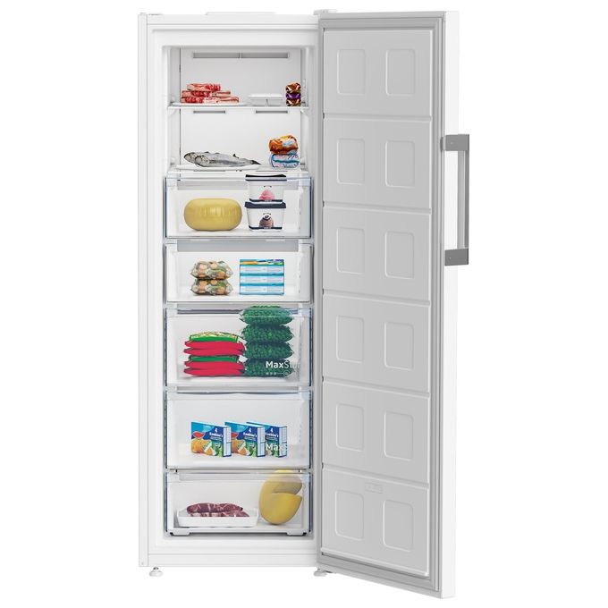 Beko B3RFNE294W Congelatore Verticale 260 L 170.5 cm Classe E 38 dB Total No Frost Libera Installazione colore Bianco