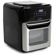Melchioni Family 118340034 Virginia Friggitrice ad aria 12 L 1700 W Wi-Fi Alexa Google Home Display Touch LCD colore Nero