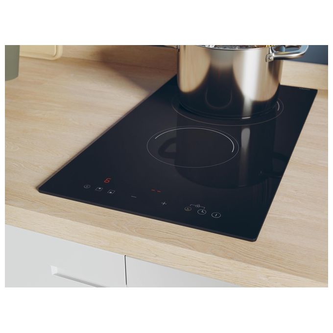 Candy CID30-1 Idea Piano cottura da incasso a induzione 30 cm 2 zone Touch Boost Timer 3500 W colore Nero