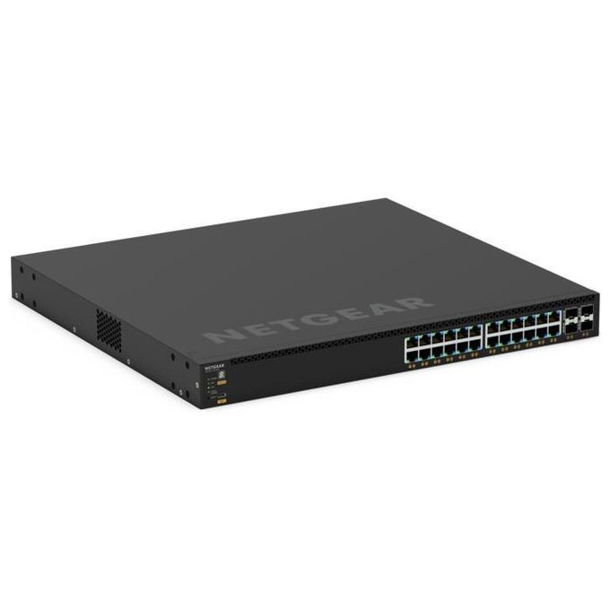 NETGEAR GSM4328-100NES GSM4328 Switch Gestito L3 24 Porte Gigabit PoE+ 4 SFP+ 648 W colore Nero