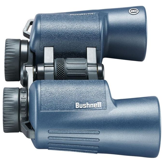 Bushnell 134212R H2O 2 Binocolo 12x42 BaK-4 Porro Impermeabile Fino a 1 m con Rivestimento Multistrato Completo colore Blu