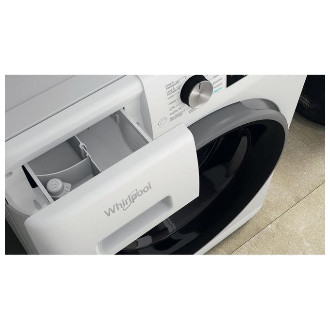 Whirlpool FFWDD 107625 WBS IT FreshCare Lavasciuga Frontale 10-7 Kg 1600 rpm Classe E Inverter 6° SENSO (85x60x60 cm) colore Bianco