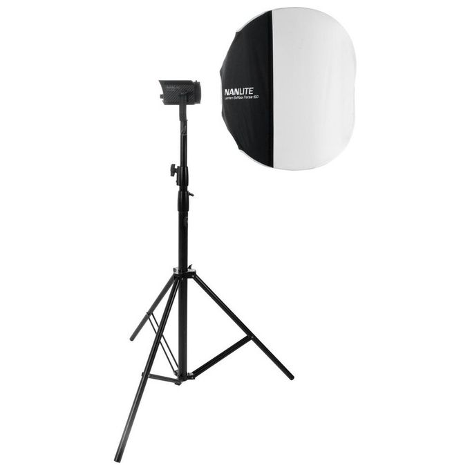 Nanlite LT-FMM-60 Softbox a Lanterna Sferica 45 cm per Forza 60 60B attacco Bowens 270° colore Argento Bianco