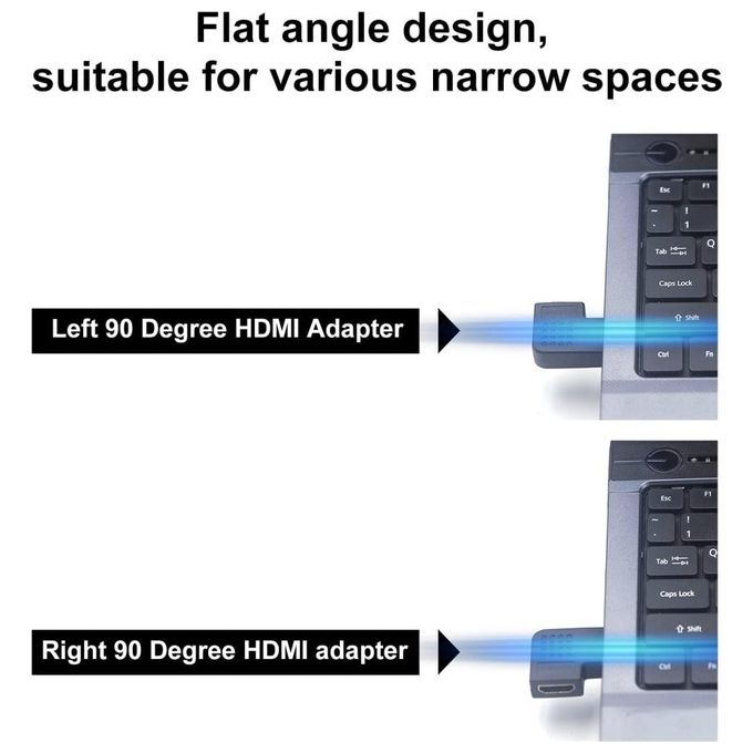 Techly Adattatore Hdmi Angolato 270 Gradi