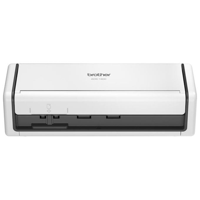 Brother ADS1300UN1 ADS-1300 Scanner documenti portatile A4 ADF 20 fogli Duplex 30 ppm USB-C 600 dpi colore Bianco