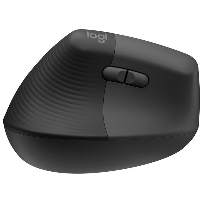 Logitech 910-006474 Lift Mouse Verticale Ergonomico per Mancini Wireless RF Bluetooth 4000 DPI colore Grafite