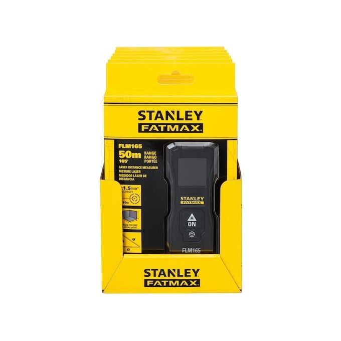 Stanley FMHT77165-0 FatMax Misuratore Laser 50 m precisione 1,5 mm batteria Li-Ion ricaricabile USB colore Nero