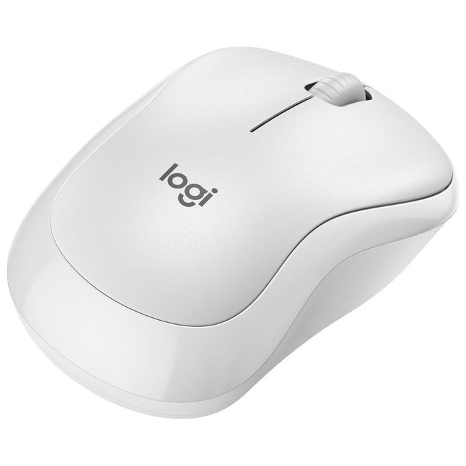 Logitech M240 Mouse Bluetooth Wireless Silenzioso Ambidestro Bianco per PC e Mobile