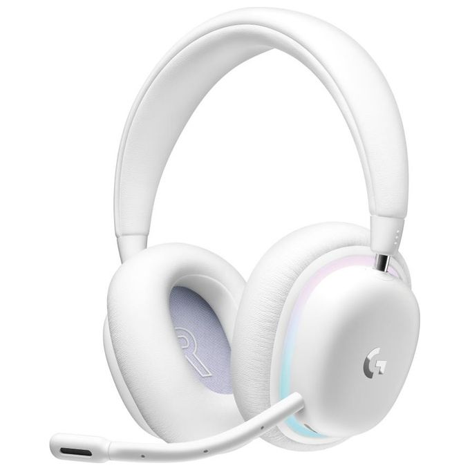 Logitech G 981-001083 G735 Cuffie da Gaming Wireless LIGHTSPEED Bluetooth Microfono Rimovibile 40 mm RGB LIGHTSYNC 273 g colore Bianco