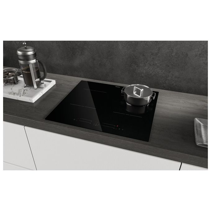 Haier HAISJ64MC Serie 2 Piano cottura induzione 59 cm 4 zone Touch Wi-Fi Bluetooth app hOn colore Nero