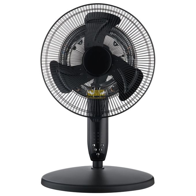 DCG VESA05 Stufa Ventilatore Fibra di Carbonio 2000 W Altezza Regolabile Oscillazione 70° Telecomando colore Nero