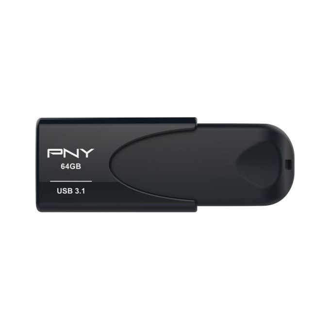 PNY Attache 4 Chiavetta USB 3.1 64Gb Velocita' di Lettura fino a 80 MB-s