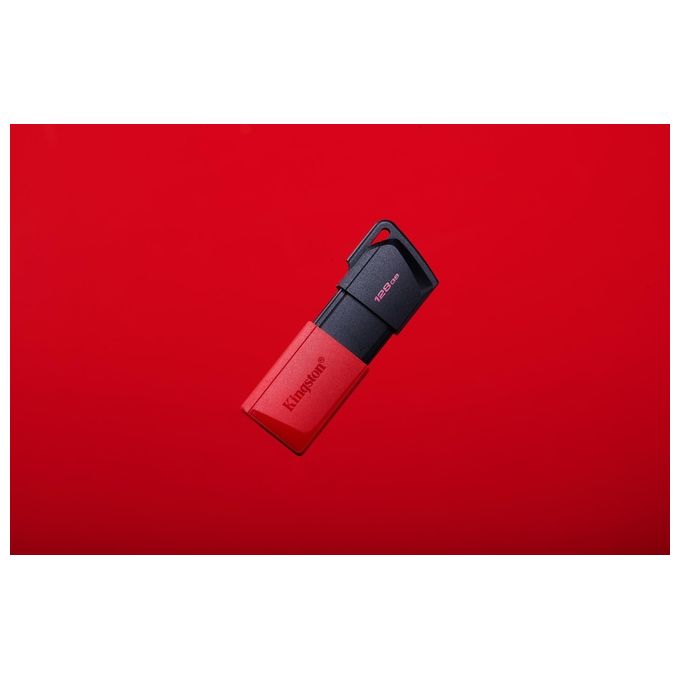 Kingston Flash Drive Usb3.2 128Gb Exodiam Nero-Rosso