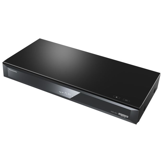 Panasonic DMR-UBT1 Blu-Ray Recorder 4k Nativo HDD 2TB Doppio tuner DVB-T2 - HEVC 3D Nero