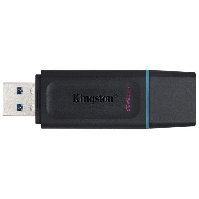 Kingston DataTraveler Exodia DTX-64GB Flash Drive USB 3.2 Gen 1 con Cappuccio Protettivo e Anello Portachiavi in Colori Multipli