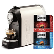 Bialetti 098150521 Super Macchina da caffe' Capsule 0.7 L 20 bar 1200W Spegnimento Automatico colore Bianco