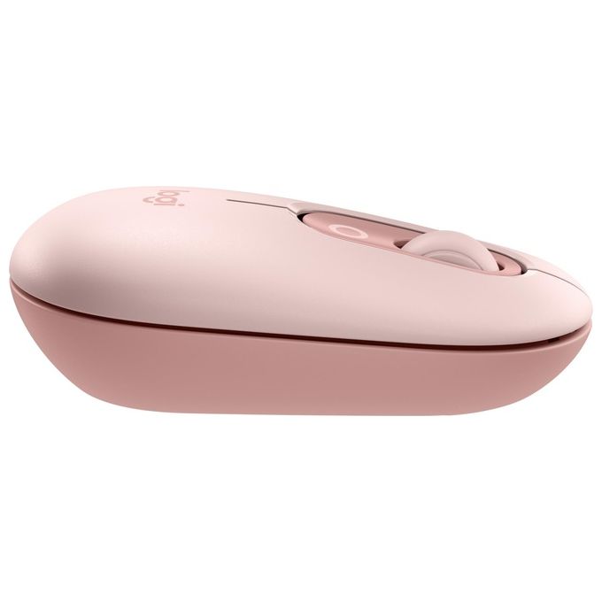 Logitech 910-007413 POP Mouse Universale Ambidestro Ottico 4000 DPI Bluetooth Clic Silenzioso 10 m colore Rosa