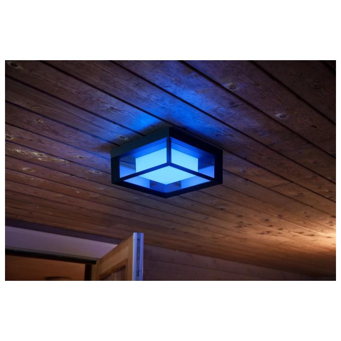 Philips Hue Econic Led Lampada da Parete Quadrata Nero