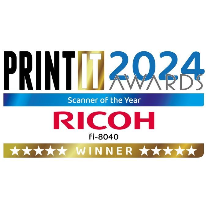 Ricoh 4939761313615 fi-8040 Scanner ADF Duplex 40 ppm 80 ipm Touch Screen 600 x 600 DPI colore Nero Grigio