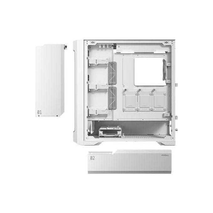 Antec PERFORMANCE 1 FT WHITE Performance 1 FT Case PC Full Tower RTX40 Compatibile Display Temp 4 Ventole Storm T3 PWM Tipo C Pannelli Laterali Dual TG colore Bianco