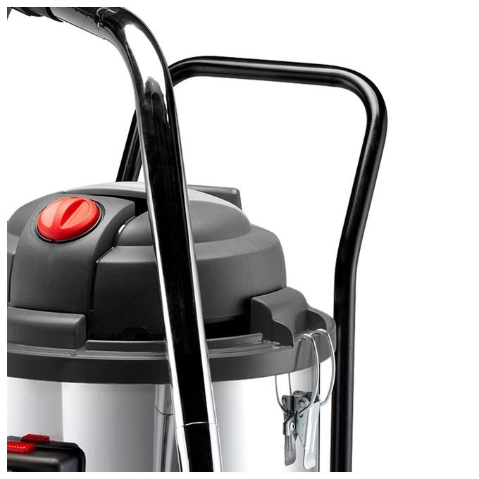 LAVOR 40009-00016 Windy 165 IF Aspiratore a cilindro Secco e bagnato 65 L 1400 W Filtro tessuto e schiuma colore Nero Argento