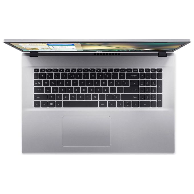 Acer A317-54-7778 Aspire 3 Notebook Intel Core i7-1255U 17.3'' HD+ 8GB DDR4 512GB SSD Wi-Fi 6 Windows 11 Home colore Argento